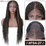 My-Lady Synthetic Braided Wigs Senegalese Twist Lace Front