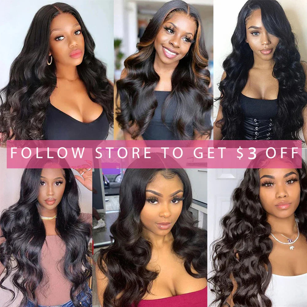 Body Wave Bundles With Closure Brazilian Hair Weave