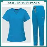 Nurse Uniform Set: Tops & Straight Pants