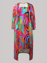 Lw Women Casual Long Sleeve Multi Colour Off