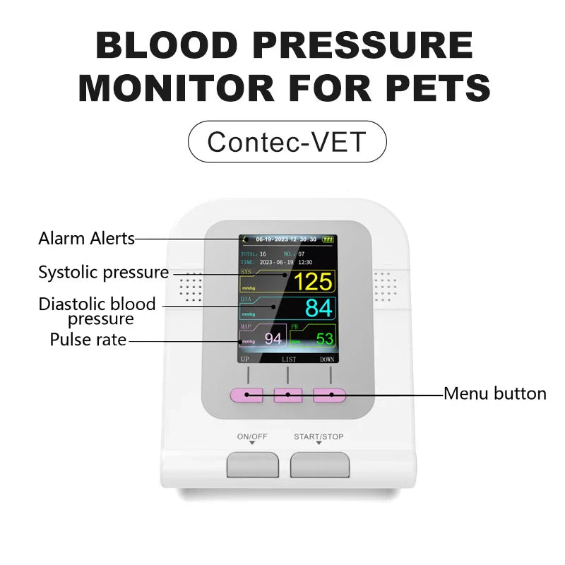 Conteca Vet Animal Blood Pressure Detector Can Be