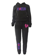 Lw Women' Matching Tracksuit Set Letter Print Tracksuit