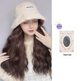 As Syntheti Curly Hair Lamb Wool Fisherman Hat