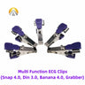 Multi-Function Veterinary Ecg Clip Ekg Clamp Electrodes For