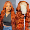 Ginger Orange X Hd Lace Front Wigs Human