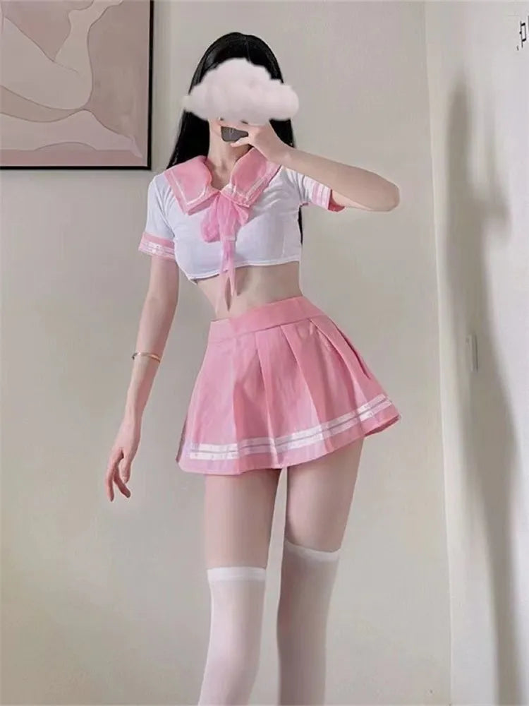 Japanese Campus Sexy Lingerie Student Motion Uniform Cosplay