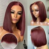 Wear Go Glueless Wig J Burgundy Short Bob