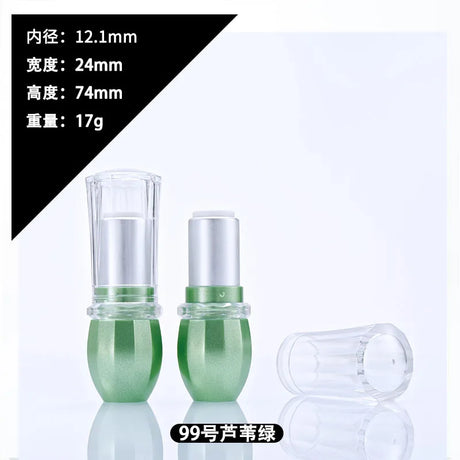 Diy Green Bottle Lipstick Refillable Wholesale Lip