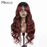 Miracle Synthetic Lace Front Wigs For Women Long