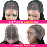 Glueless Wig Human Hair Ready To Wear Deep