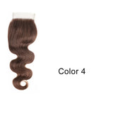 Lace Closure Body Wave Natural Color Dark