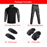 Men' Tactical Suit With Pads Combat Shirt/Pants Military