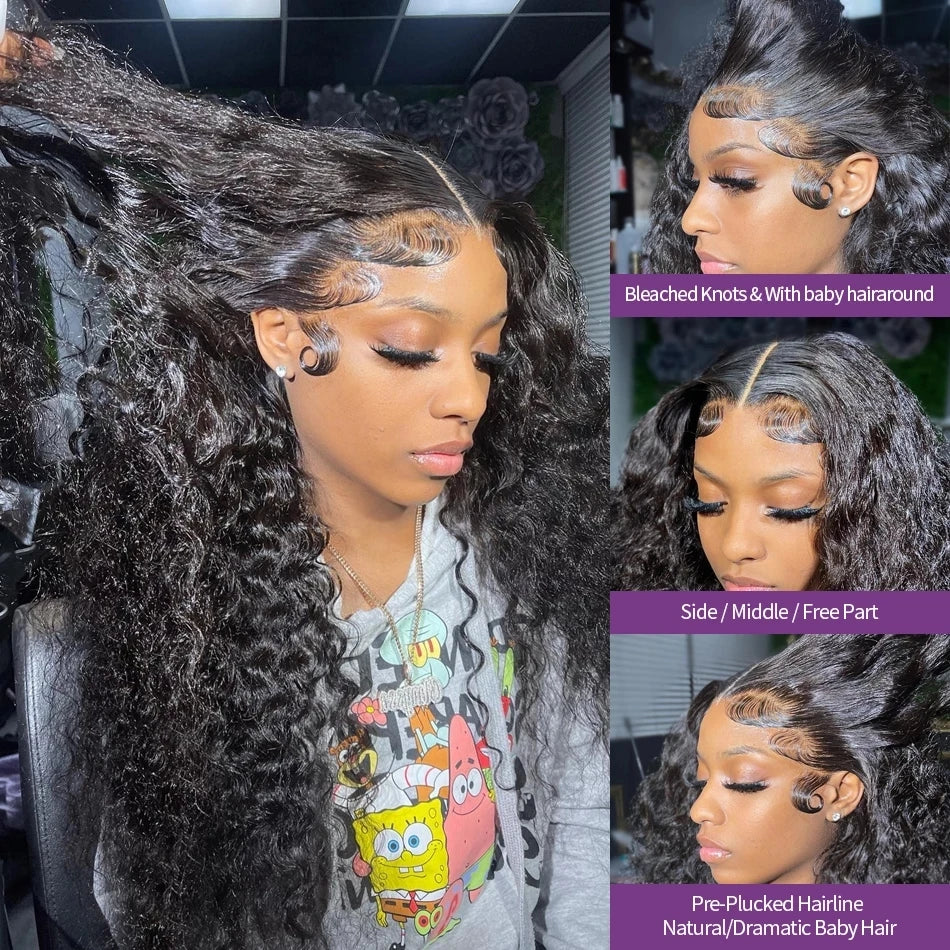 Lace Frontal Wig Deep Wave Density