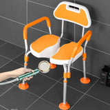 U-Shaped Seat Plate Aluminum Alloy Elderly Bath Chair