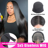 Luvin Hd Transparent Straight 13X4 13X6 Lace Front