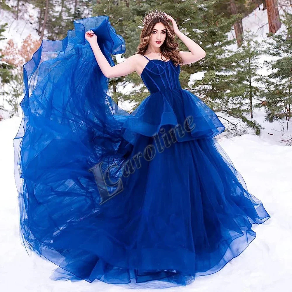 Caroline Birthday Tulle Princess Prom Ball Gown Dresses