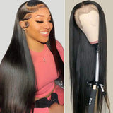 Hd Lace Frontal Wig Straight Human Hair Wigs