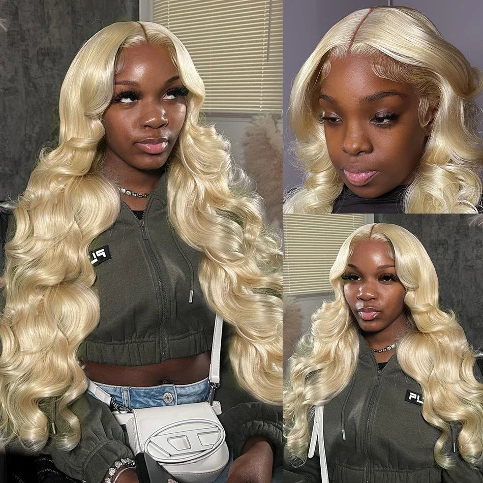 Blonde Hd Body Wave Transparent X Lace Front