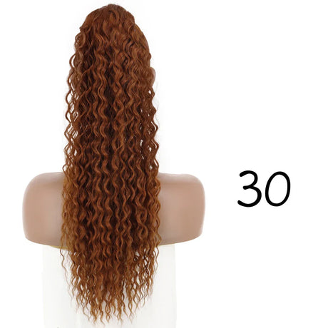 Synthetic Curly Ponytail Extensions Clip In Drawstring Ponytail