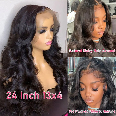 Body Wave Lace Front Wig 5X5 6X4 Gluless