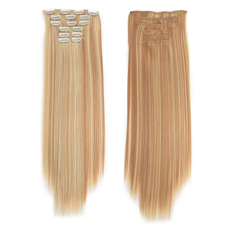 Synthetic Clip In Hair Extensions Pcs/Set Clips Long