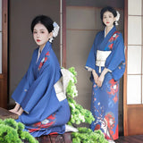 Kimono Women Japanese Traditional Yukata Haori Kimonos Cosplay