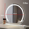 LED Round Vanity Mirror with 10X Magnification