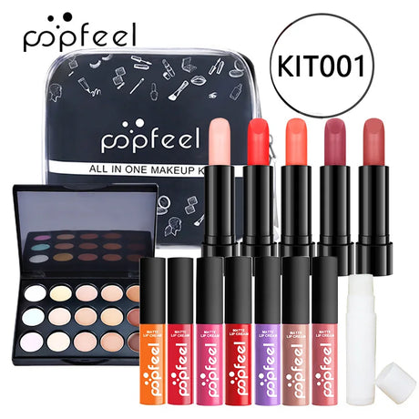 Popfeel All In One Makeup (Eyeshadow, Ligloss,