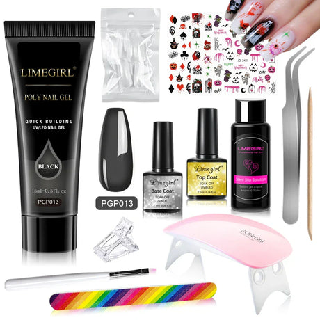 Limited Nail Extension Gel Kit Halloween Manicure Kit