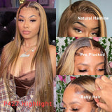 Remy Density Transparent 13X6 Hd Lace Frontal Wig