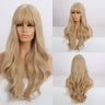 Haircube Long Ombre Brown Black Light Blonde Synthetic