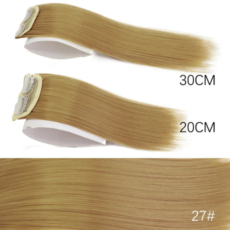 Azqueen Synthetic Cm/Cm Invisible Straight Pads Clip In