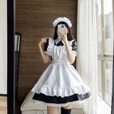 Gothic Lolita Anime Maid Cosplay Costumes Women Plus