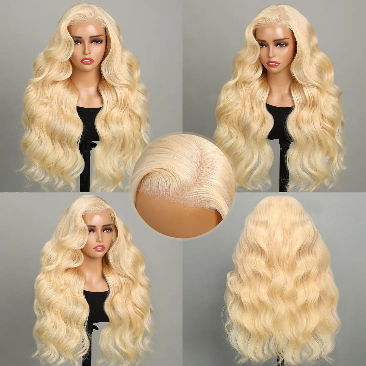 Luvin Body Wave Blonde Hd Transparent Lace Frontal