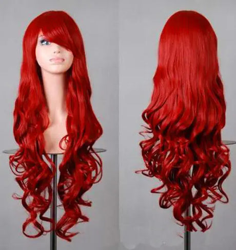 Lady Long Curly Wigs Fashion Cosplay Costume Hair