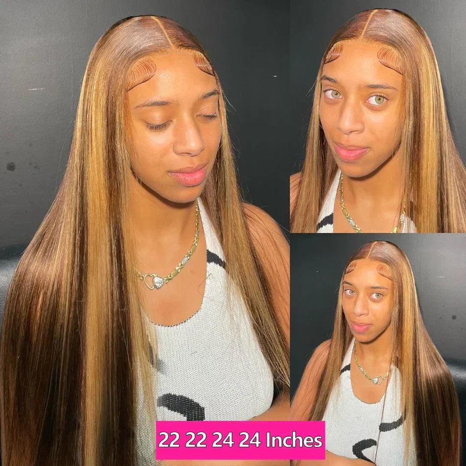 Highlight Bundles Brazilian Straight Human Hair Bundles