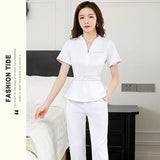 Beauty Salon Uniform Fashion Spa Masseuse Clothing Nail