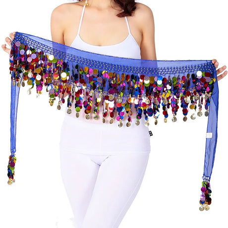 Colorful Belt Belly Dance Belt Costumes Double Layers