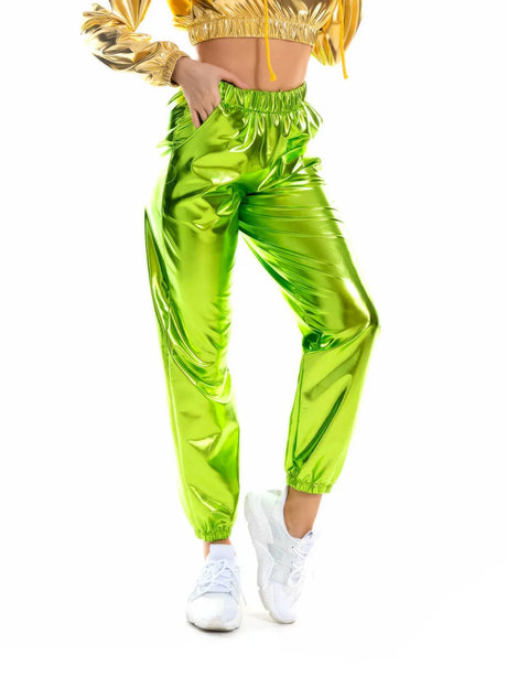 Women Nightclub Pole Dance Trousers Hip Hop Slacks