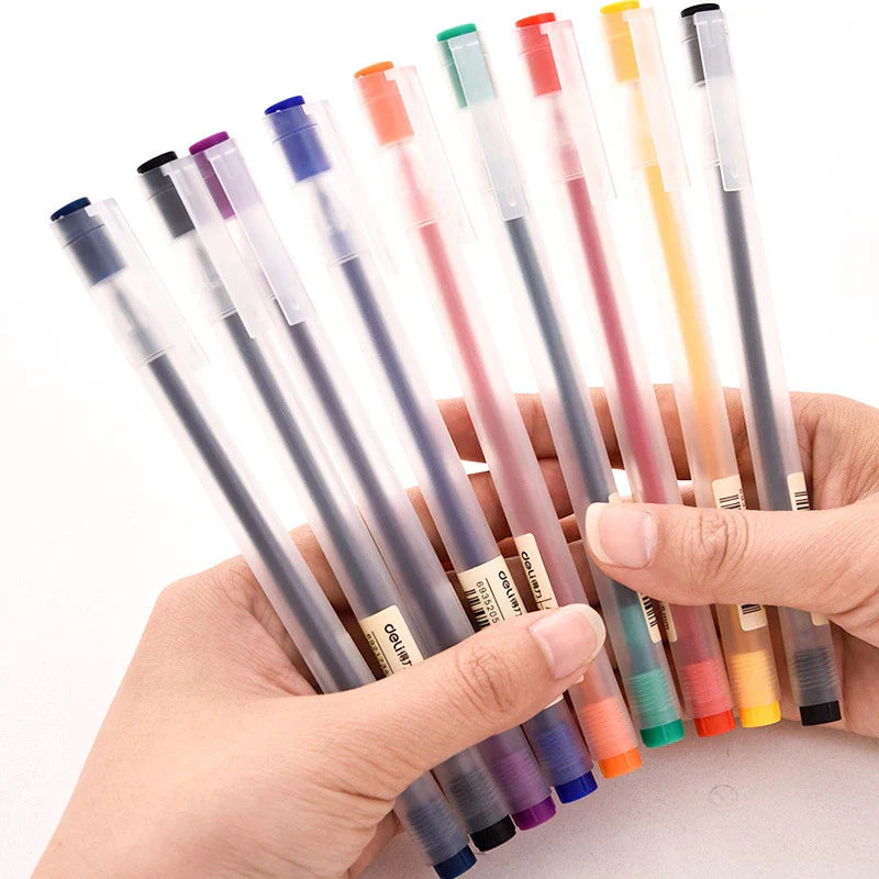 Deli Colored Gel Pen Ballpoint Pen Waterproof