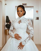 Haute Couture Gorgeous Lvory White Bride Dresses With