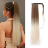 Louis Ferre Straight Ponytail Extension Pony Tail Natural