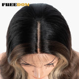 Freedom Synthetic Lace Front Wigs Body Wave Ombre