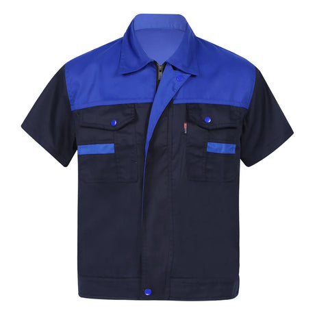 Men Women Short Sleeve Work Coat Workshop Shirts