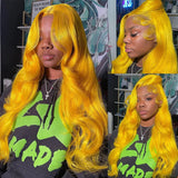 Honey Blonde Body Wave Lace Front Wig X