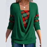 Women Autumn Winter Casual Long Sleeve V-Neck Knitted