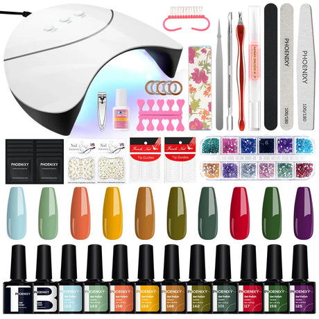 Phoenixy Gel Nail Polish Set With W Nail