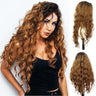 Synthetic Womens Wig Long Curly Hair Ash Blonde