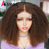 Density Brown Color Afro Kinky Curly X