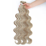 Colorful Body Wave Hair Bundles Piano Blonde Natural